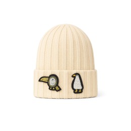 قبعة شتوية بيج