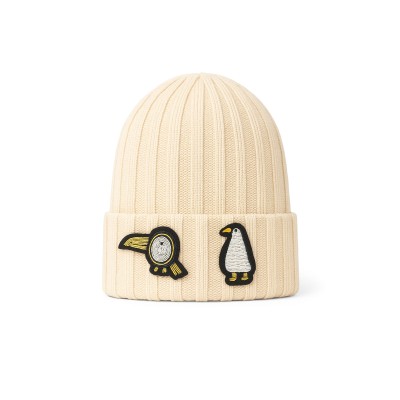 قبعة شتوية بيج