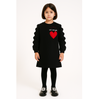 فستان سويتر أسود